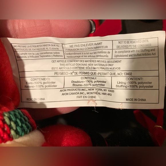 Santa, Bear and Snowman Plush Garland, Like New, Set of 2, 36” long each - Picture 10 of 10